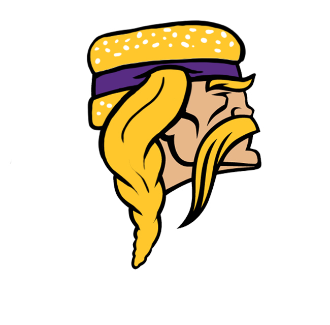 Minnesota Vikings Jucy Lucy Logo fabric transfer